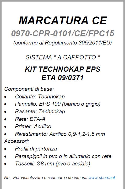 Marcatura CE 0970-CPR-0101/CE/FPC15